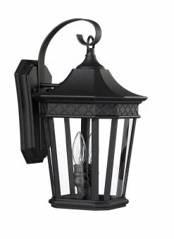 Discount ⌛ Signature Hardware Foxfield 16-5/8 in. 60W 2-Light Outdoor Wall Sconce in Black ✨ 8 Discount ⌛ Signature Hardware Foxfield 16-5/8 in. 60W 2-Light Outdoor Wall Sconce in Black ✨ -Signature Hardware shop Query 1045