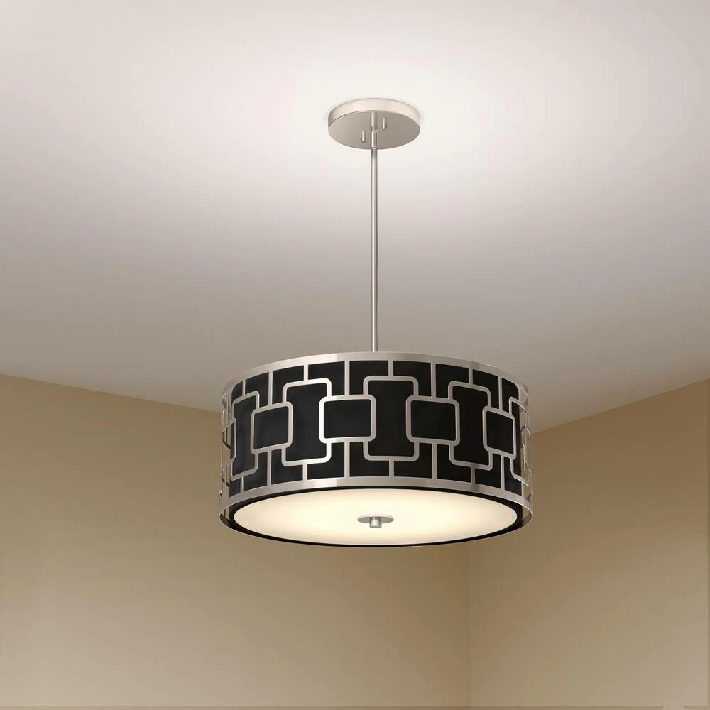 New 👍 Signature Hardware Veramar 22 in. 60W 3-Light Medium E-26 Incandescent Pendant in Polished Nickel 💯 8 New 👍 Signature Hardware Veramar 22 in. 60W 3-Light Medium E-26 Incandescent Pendant in Polished Nickel 💯 - Image 6