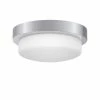Best Pirce ⭐ Signature Hardware Leavells 5-3/8 x 13-1/4 in. 75W 2-Light Medium E-26 Flush Mount Ceiling Fixture in Polished Chrome ✔️ -Signature Hardware shop Query 107