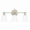 Buy 🛒 Signature Hardware Matina 10-1/2 x 21 in. 100W 3-Light Medium E-26 Vanity Fixture in Polished Nickel 🔥 -Signature Hardware shop Query 11