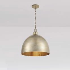 Best reviews of 😀 Signature Hardware Bartow 60W 3-Light Medium E-26 Pendant in Antique Silver Leaf 🥰