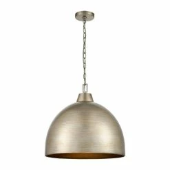Best reviews of 😀 Signature Hardware Bartow 60W 3-Light Medium E-26 Pendant in Antique Silver Leaf 🥰 -Signature Hardware shop Query 1103