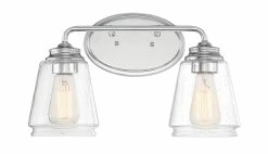 Discount 🎉 Signature Hardware Great Bridge 100W 2-Light Medium E-27 Incandescent Vanity Fixture in Polished Chrome ✔️ -Signature Hardware shop Query 1107