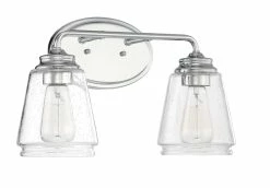 Discount 🎉 Signature Hardware Great Bridge 100W 2-Light Medium E-27 Incandescent Vanity Fixture in Polished Chrome ✔️ -Signature Hardware shop Query 1108