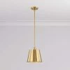 Promo 🤩 Signature Hardware Risom 60W 1-Light Medium E-26 Pendant in Brushed Gold 👏 -Signature Hardware shop Query 1110