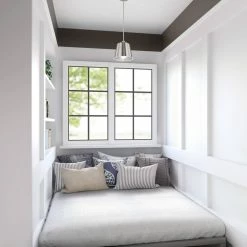 Promo 🔔 Signature Hardware Risom 60W 1-Light Medium E-26 Pendant in Brushed Nickel 🎁 -Signature Hardware shop Query 1116