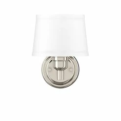 Brand new ✨ Signature Hardware Worthington 9-1/2 x 7 in. 100W 1-Light Medium E-26 Vanity Fixture in Polished Nickel 😀