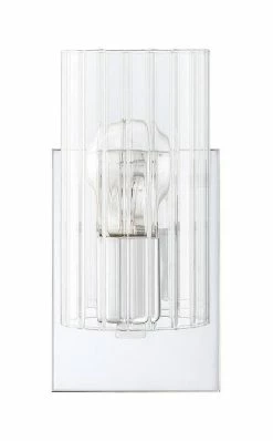 Cheapest 👏 Signature Hardware Lakeview 9-1/8 in. 60W 1-Light Bath Light in Polished Chrome 👍