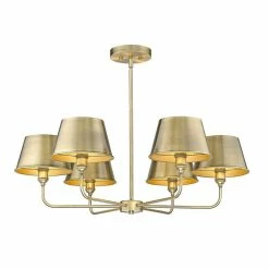 Promo ๐ Signature Hardware Stanburn 60W 6-Light Medium E-26 Incandescent Chandelier in Aged Brass ๐ 12 Promo ๐ Signature Hardware Stanburn 60W 6-Light Medium E-26 Incandescent Chandelier in Aged Brass ๐ -Signature Hardware shop Query 1157