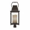 Wholesale ⌛ Signature Hardware Whitby High Outdoor Single Head Post Light with Frosted Glass Shade in Bronze 🌟 -Signature Hardware shop Query 1159