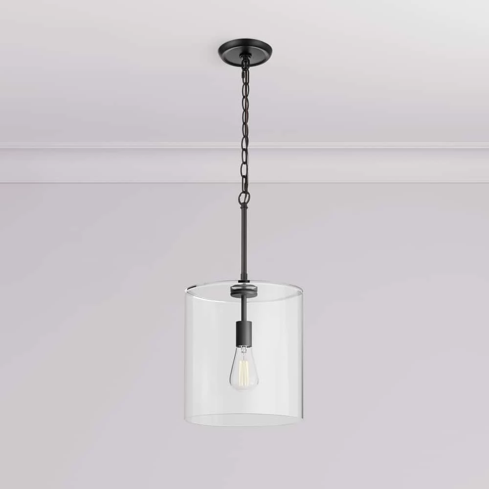 Hot Sale ๐ Signature Hardware Beringer 60W 1-Light Medium E-26 Pendant in Matte Black ๐ 3 Hot Sale ๐ Signature Hardware Beringer 60W 1-Light Medium E-26 Pendant in Matte Black ๐