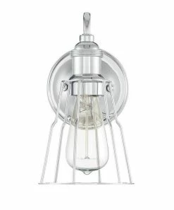 Wholesale ✔️ Signature Hardware Magruder 10 in. 100W 1-Light Bath Light in Polished Chrome ⌛