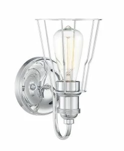 Wholesale ✔️ Signature Hardware Magruder 10 in. 100W 1-Light Bath Light in Polished Chrome ⌛ -Signature Hardware shop Query 1199