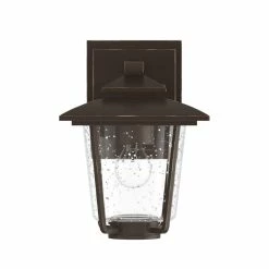 Outlet ⌛ Signature Hardware Ivy Cottage 60W 8-7/8 in. 1-Light Medium E-26 Wall Sconce in Oil Rubbed Bronze 😉