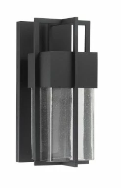 Outlet 👏 Signature Hardware Fulcher 11W LED Outdoor Wall Sconce in Black 👍 -Signature Hardware shop Query 1228