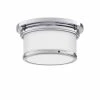 Cheap 👏 Signature Hardware 🌞 Summerlake 5-3/8 x 9-1/2 in. 100W 1-Light Medium E-26 Flush Mount Ceiling Fixture in Polished Chrome ❤️ -Signature Hardware shop Query 1250