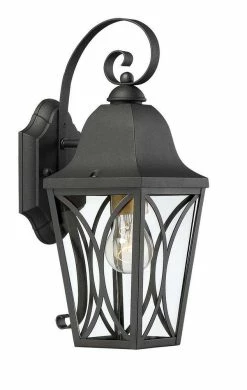 Cheap 🔔 Signature Hardware Cardigan 15-3/8 in. 60W 1-Light Outdoor Wall Sconce in Black Bronze 😀 -Signature Hardware shop Query 1273