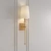 Buy 👏 Signature Hardware Calera 60W 1-Light Candelabra E-12 Wall Sconce in Brushed Gold 🥰 -Signature Hardware shop Query 1287