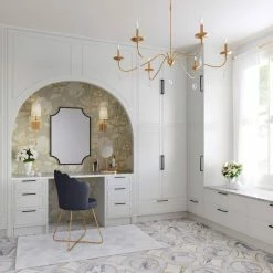 Buy 👏 Signature Hardware Calera 60W 1-Light Candelabra E-12 Wall Sconce in Brushed Gold 🥰 -Signature Hardware shop Query 1291