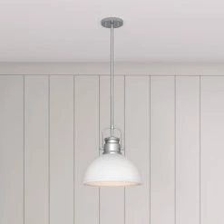 Top 10 ⌛ Signature Hardware Grinnell 60W 1-Light Medium E-26 Pendant in Polished Chrome ⭐