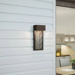 Budget 🌟 Signature Hardware Dilling 11W LED Outdoor Wall Sconce in Champagne Bronze 🔔 -Signature Hardware shop Query 1315