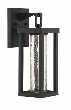 Flash Sale ⌛ Signature Hardware Topping 13-5/8 in. 6W 1-Light Outdoor Wall Sconce in Black 😉 -Signature Hardware shop Query 1339