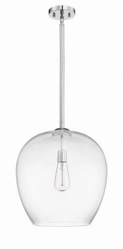 Top 10 ❤️ Signature Hardware Kimball 15-3/4 in. 60W 1-Light Medium Pendant with Clear Glass in Polished Chrome ⌛