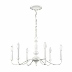 Cheapest 🎉 Signature Hardware Cardella 60W 6-Light Candelabra E-12 Chandelier in White Wash 🤩 -Signature Hardware shop Query 1370