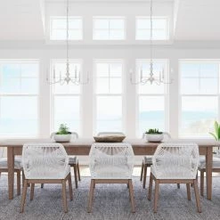 Cheapest 🎉 Signature Hardware Cardella 60W 6-Light Candelabra E-12 Chandelier in White Wash 🤩 -Signature Hardware shop Query 1373