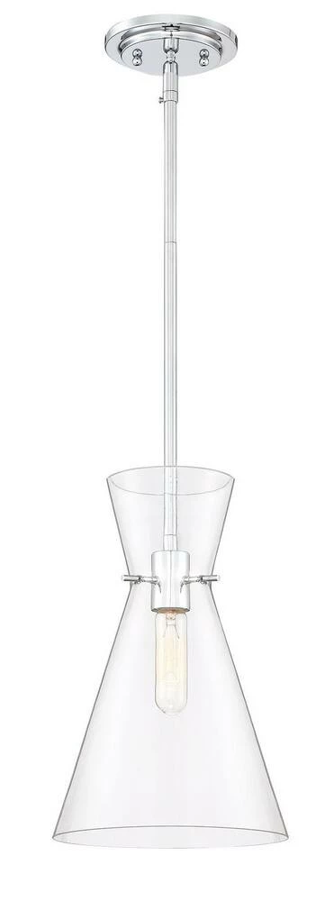 Budget โจ Signature Hardware Odell 9 in. 100W 1-Light Medium Pendant in Polished Chrome ๐ฅ 4 Budget โจ Signature Hardware Odell 9 in. 100W 1-Light Medium Pendant in Polished Chrome ๐ฅ - Image 2