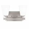 Discount 🤩 Signature Hardware Hoxton 8-1/8 x 12-7/8 in. 100W 2-Light Medium E-26 Vanity Fixture in Brushed Nickel ⌛ -Signature Hardware shop Query 156