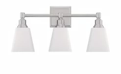 Best reviews of 😉 Signature Hardware Leadwell 60W 3-Light Medium E-26 Bath Light in Brushed Nickel 😉
