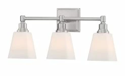 Best reviews of 😉 Signature Hardware Leadwell 60W 3-Light Medium E-26 Bath Light in Brushed Nickel 😉 -Signature Hardware shop Query 165