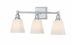 Best reviews of 🎉 Signature Hardware Leadwell 60W 3-Light Medium E-26 Bath Light in Polished Chrome ⌛ -Signature Hardware shop Query 169