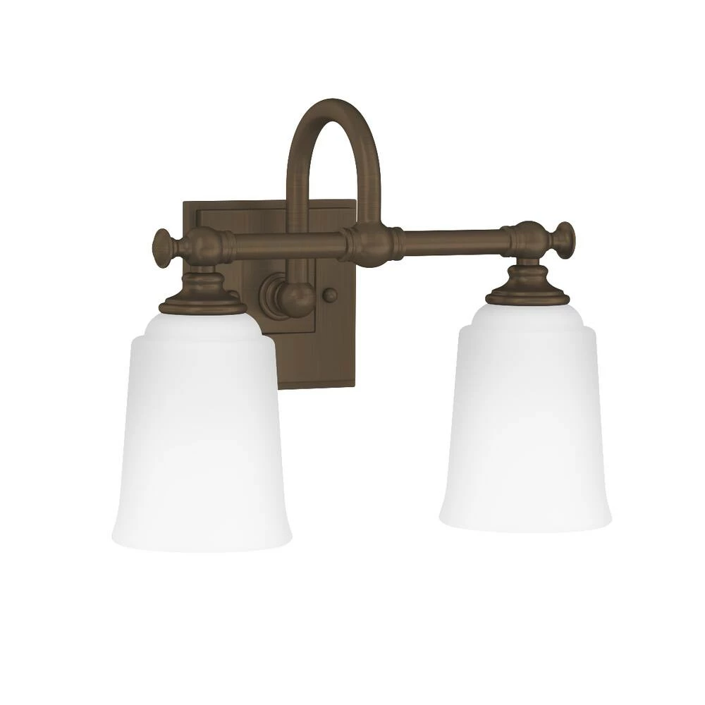 Budget ๐ Signature Hardware Antonio 10-1/2 x 13-1/4 in. 100W 2-Light Medium E-26 Vanity Fixture in Plated Oxidized Bronze ๐ฏ 4 Budget ๐ Signature Hardware Antonio 10-1/2 x 13-1/4 in. 100W 2-Light Medium E-26 Vanity Fixture in Plated Oxidized Bronze ๐ฏ - Image 2