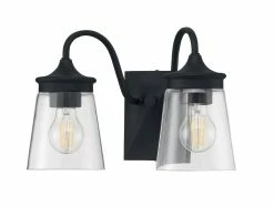 New ๐ Signature Hardware La Maida 60W 2-Light Medium E-26 Bath Light in Matte Black โค๏ธ 8 New ๐ Signature Hardware La Maida 60W 2-Light Medium E-26 Bath Light in Matte Black โค๏ธ -Signature Hardware shop Query 194