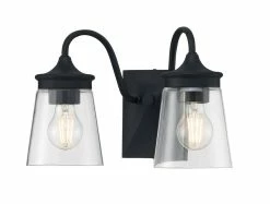 New ๐ Signature Hardware La Maida 60W 2-Light Medium E-26 Bath Light in Matte Black โค๏ธ 9 New ๐ Signature Hardware La Maida 60W 2-Light Medium E-26 Bath Light in Matte Black โค๏ธ -Signature Hardware shop Query 195