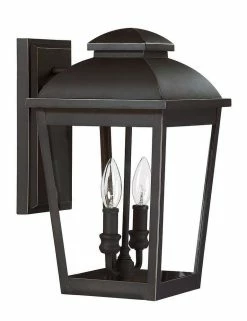Buy 🎁 Signature Hardware Goodwin 15-1/2 in. 60W 2-Light Outdoor Wall Sconce in Oil Rubbed Bronze 🧨 -Signature Hardware shop Query 206