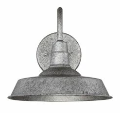 Flash Sale ⭐ Signature Hardware Wetherburn 9-1/4 in. 100W 1-Light Outdoor Wall Sconce in Antique Pewter ✨