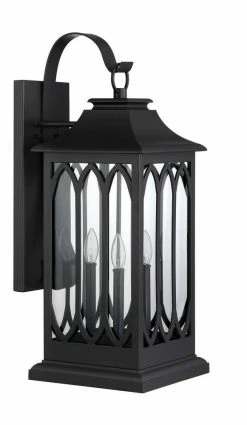 Discount 🤩 Signature Hardware Stonehouse 33-1/2 in. 60W 3-Light Outdoor Wall Sconce in Smooth Bronze 👍 -Signature Hardware shop Query 236