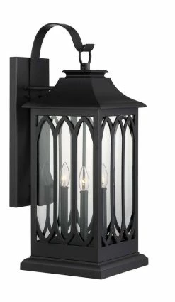 Discount 🤩 Signature Hardware Stonehouse 33-1/2 in. 60W 3-Light Outdoor Wall Sconce in Smooth Bronze 👍 -Signature Hardware shop Query 237