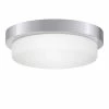 Discount 🔥 Signature Hardware Leavells 5-3/8 x 16 in. 75W 3-Light Medium E-26 Flush Mount Ceiling Fixture in Polished Chrome 🔥 -Signature Hardware shop Query 244