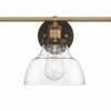 Buy ⌛ Signature Hardware Mooretown 8-3/4 in. 100W 3-Light Bath Light in Oil Rubbed Bronze with Antique Brass 🔥 -Signature Hardware shop Query 255