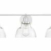 Hot Sale 👏 Signature Hardware Mooretown 8-3/4 in. 100W 3-Light Bath Light in Polished Chrome 🔥 -Signature Hardware shop Query 259