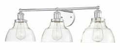 Hot Sale 👏 Signature Hardware Mooretown 8-3/4 in. 100W 3-Light Bath Light in Polished Chrome 🔥 -Signature Hardware shop Query 261