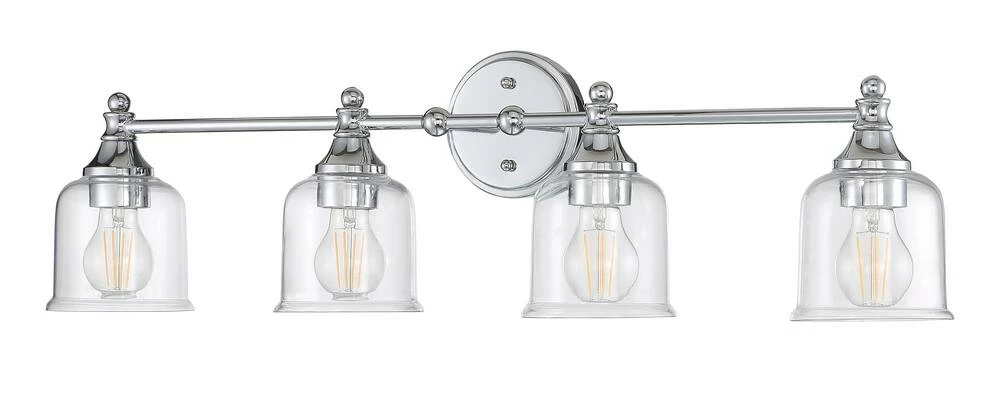 Cheapest ๐ Signature Hardware Hesby 60W 4-Light Medium E-26 Bath Light in Polished Chrome ๐ 5 Cheapest ๐ Signature Hardware Hesby 60W 4-Light Medium E-26 Bath Light in Polished Chrome ๐ - Image 3