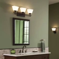 Coupon 🌟 Signature Hardware McBryde 8-3/4 x 27-7/16 in. 100W 3-Light Medium E-26 Vanity Fixture in Oil Rubbed Bronze 🌟 -Signature Hardware shop Query 29