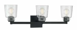 Top 10 ✨ Signature Hardware Laurelgrove 60W 3-Light Medium E-26 Bath Light in Matte Black 🔔 -Signature Hardware shop Query 306