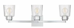 Budget 👏 Signature Hardware Laurelgrove 60W 3-Light Medium E-26 Bath Light in Polished Chrome ⌛
