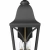 New 🎁 Signature Hardware Cardigan 24-7/8 in. 60W 3-Light Outdoor Wall Sconce in Black Bronze ❤️ -Signature Hardware shop Query 311